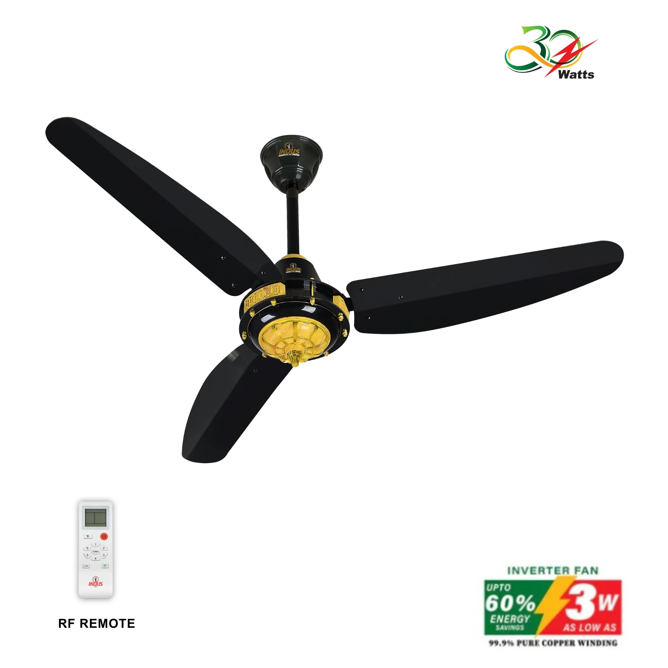 Antique Model Ceiling Fan (30-Watt Inverter Fans) - Image 2