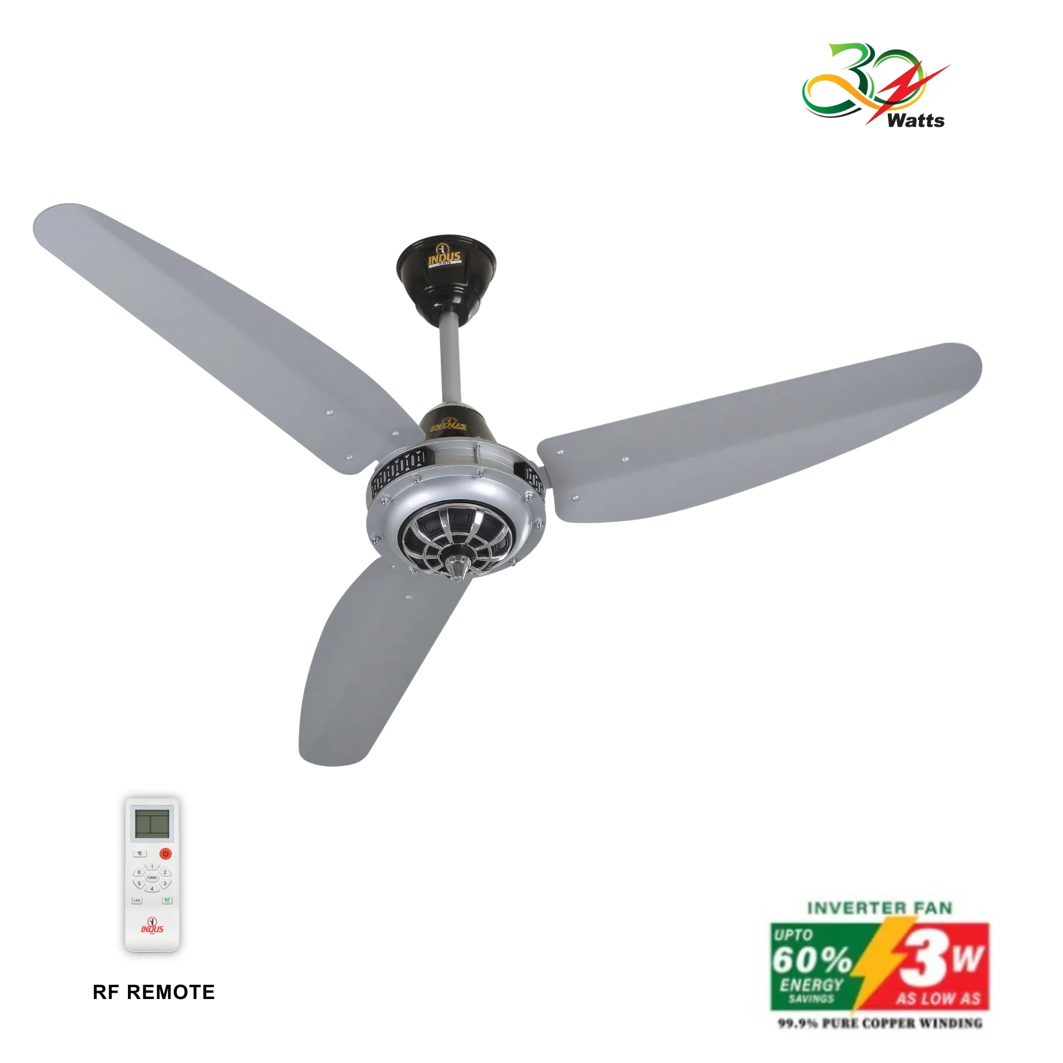 Antique Model-M Ceiling Fan (30-Watt Inverter Fans) - Image 2