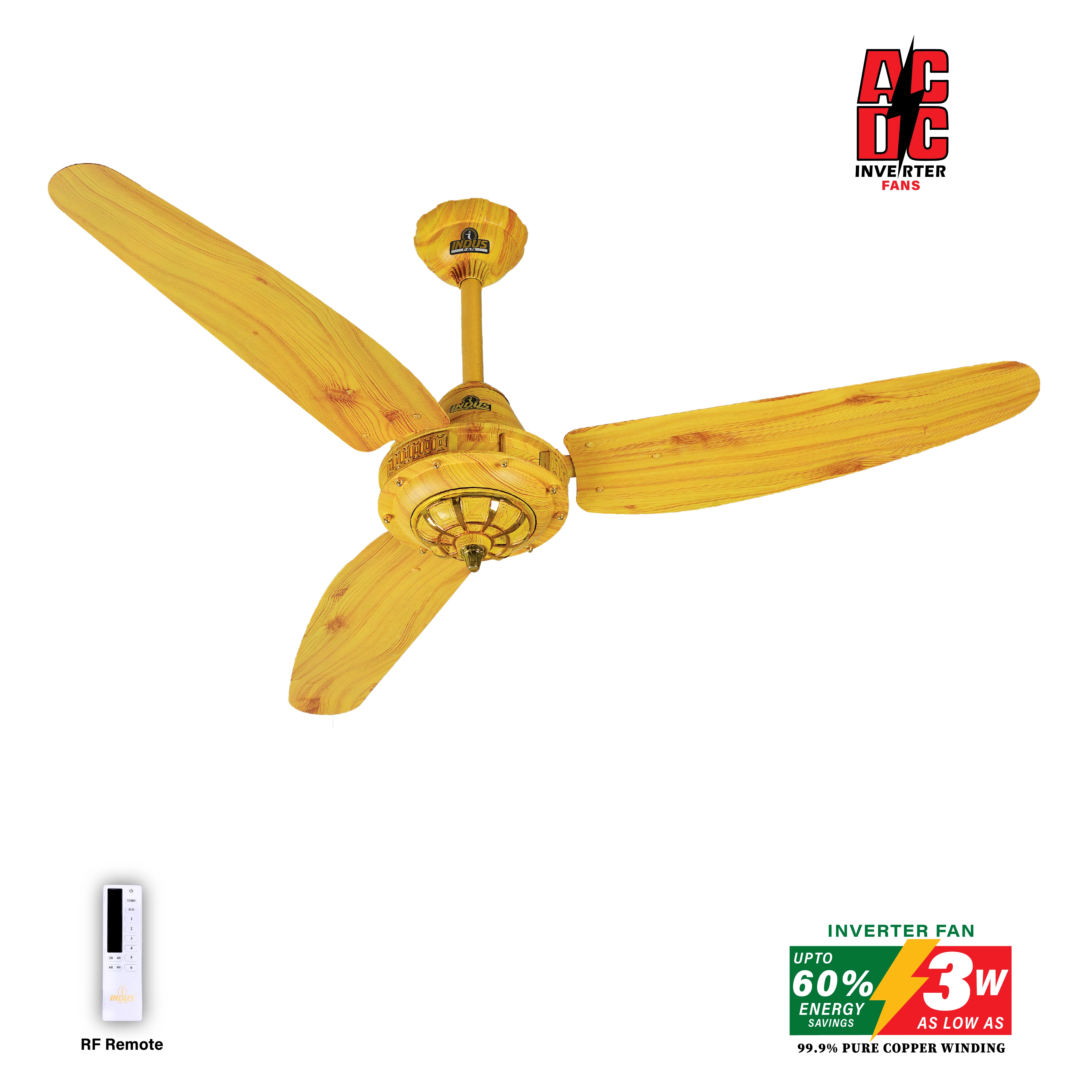 Antique Model-P Ceiling Fan (AC DC Solar Fans) - Image 4