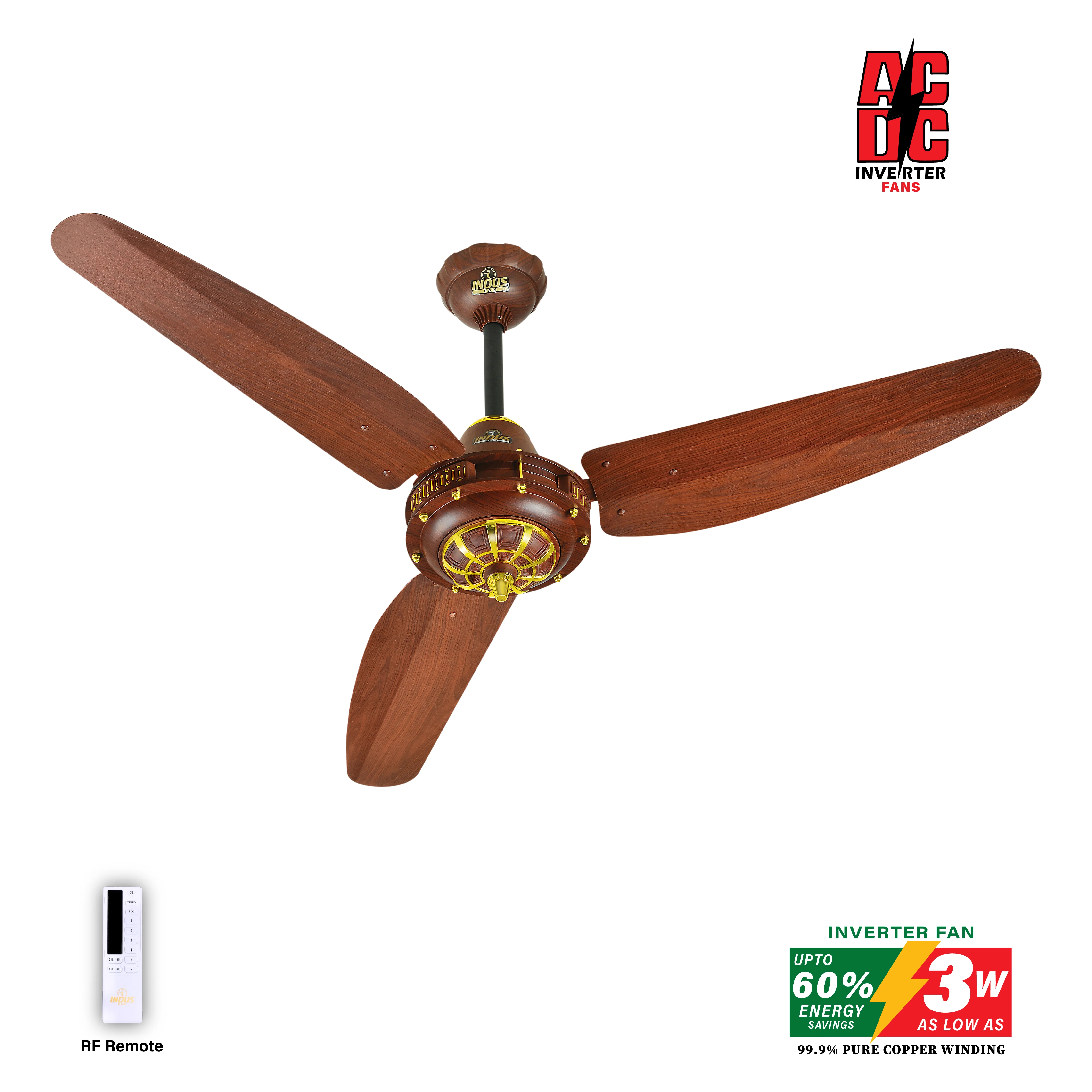 Antique Model-P Ceiling Fan (AC DC Solar Fans) - Image 5
