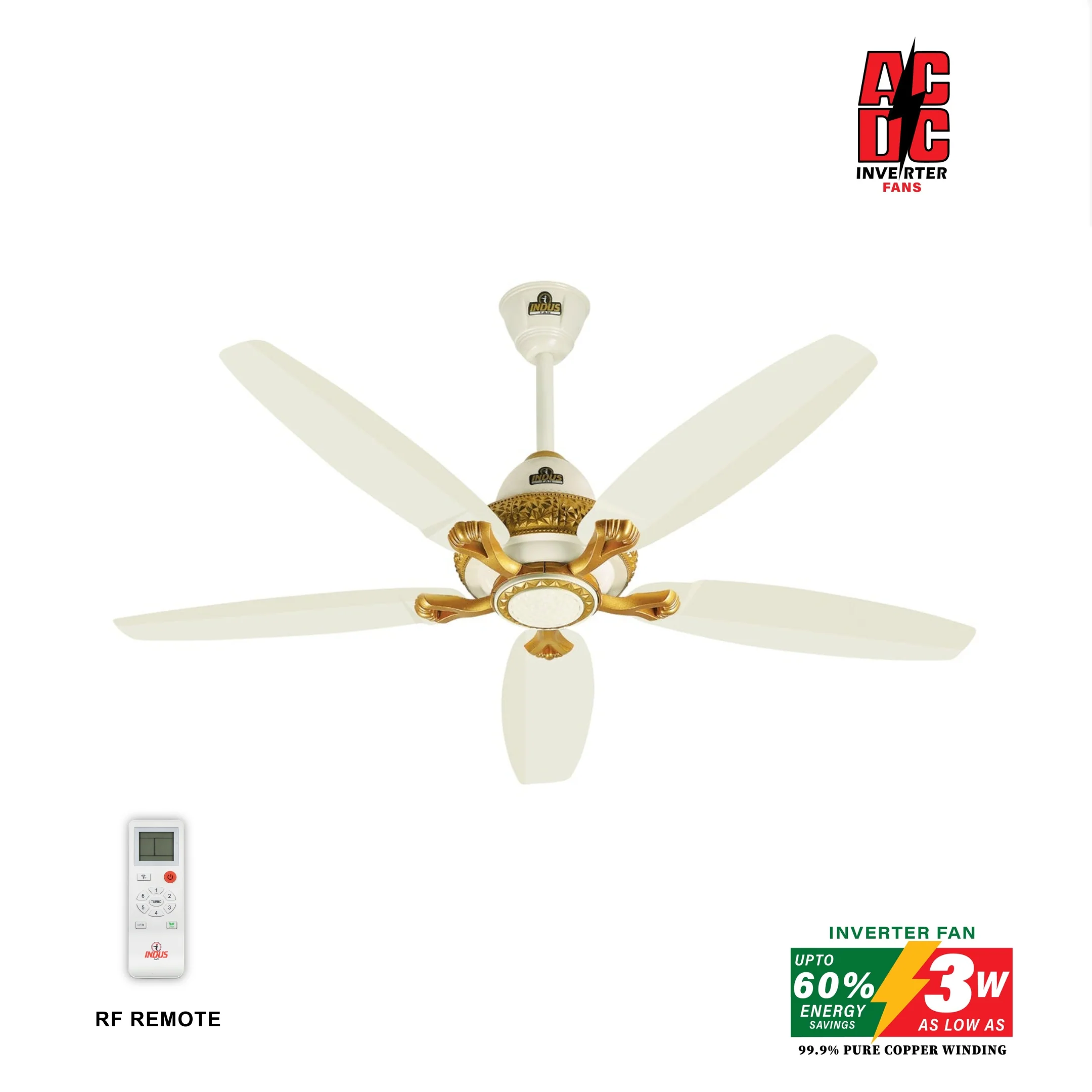 Marvel Model Ceiling Fan (AC DC Solar Fans) | AC DC Fan In Pakistan