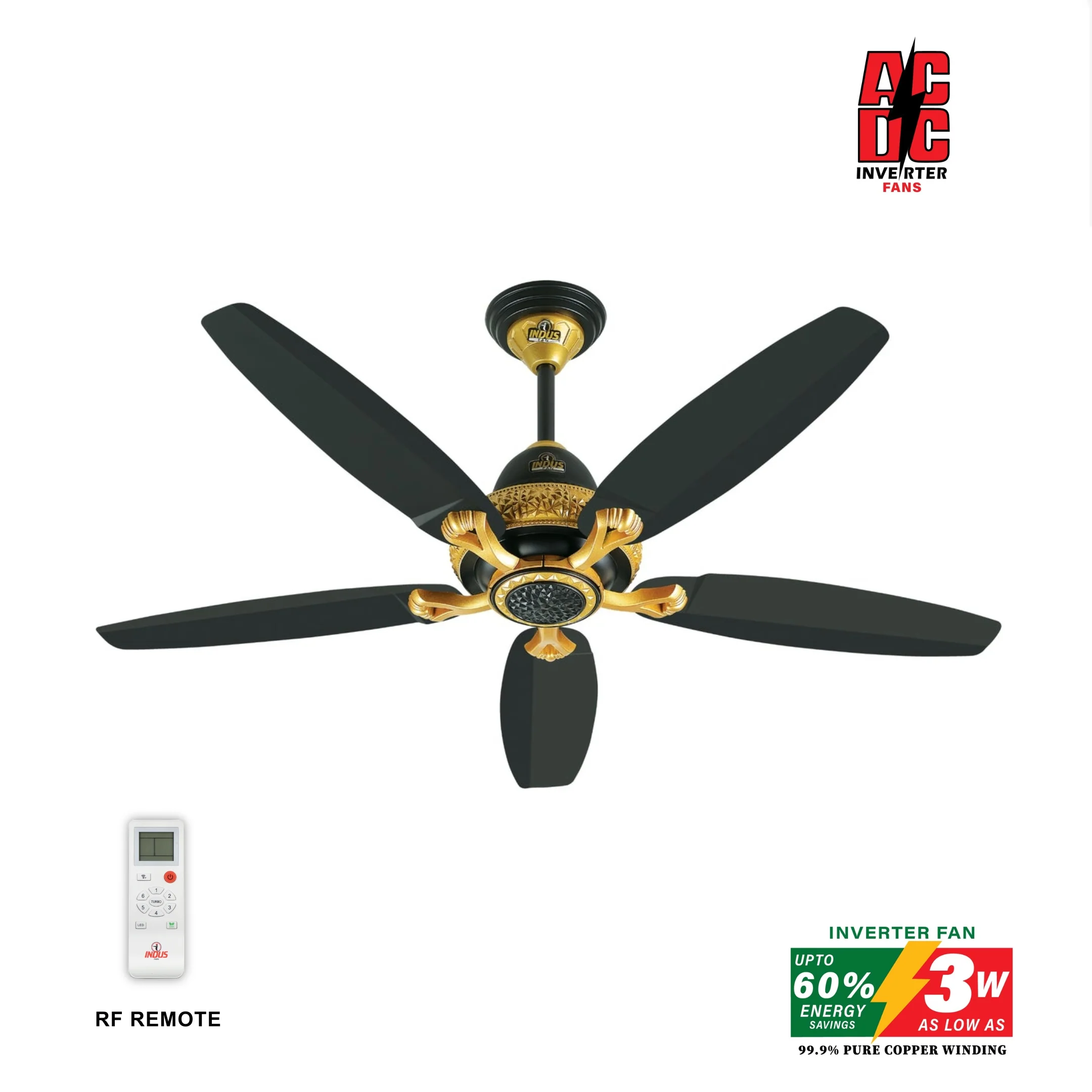 Marvel Model Ceiling Fan (AC DC Solar Fans) | AC DC Fan In Pakistan - Image 2