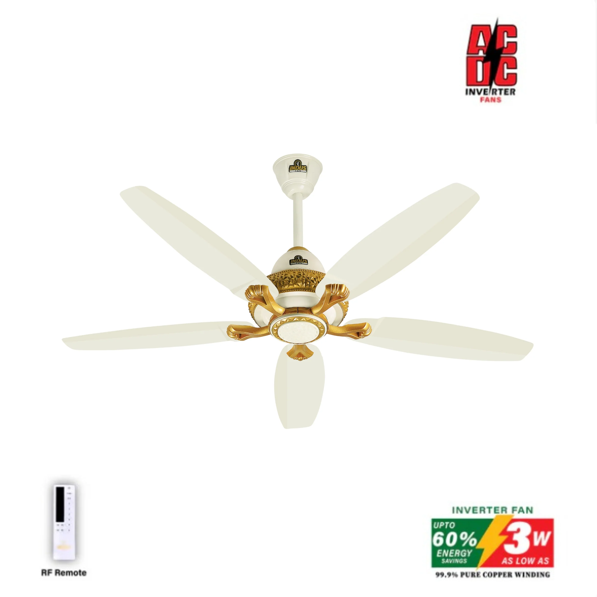 Marvel Model Ceiling Fan (AC DC Solar Fans) | AC DC Fan In Pakistan - Image 3