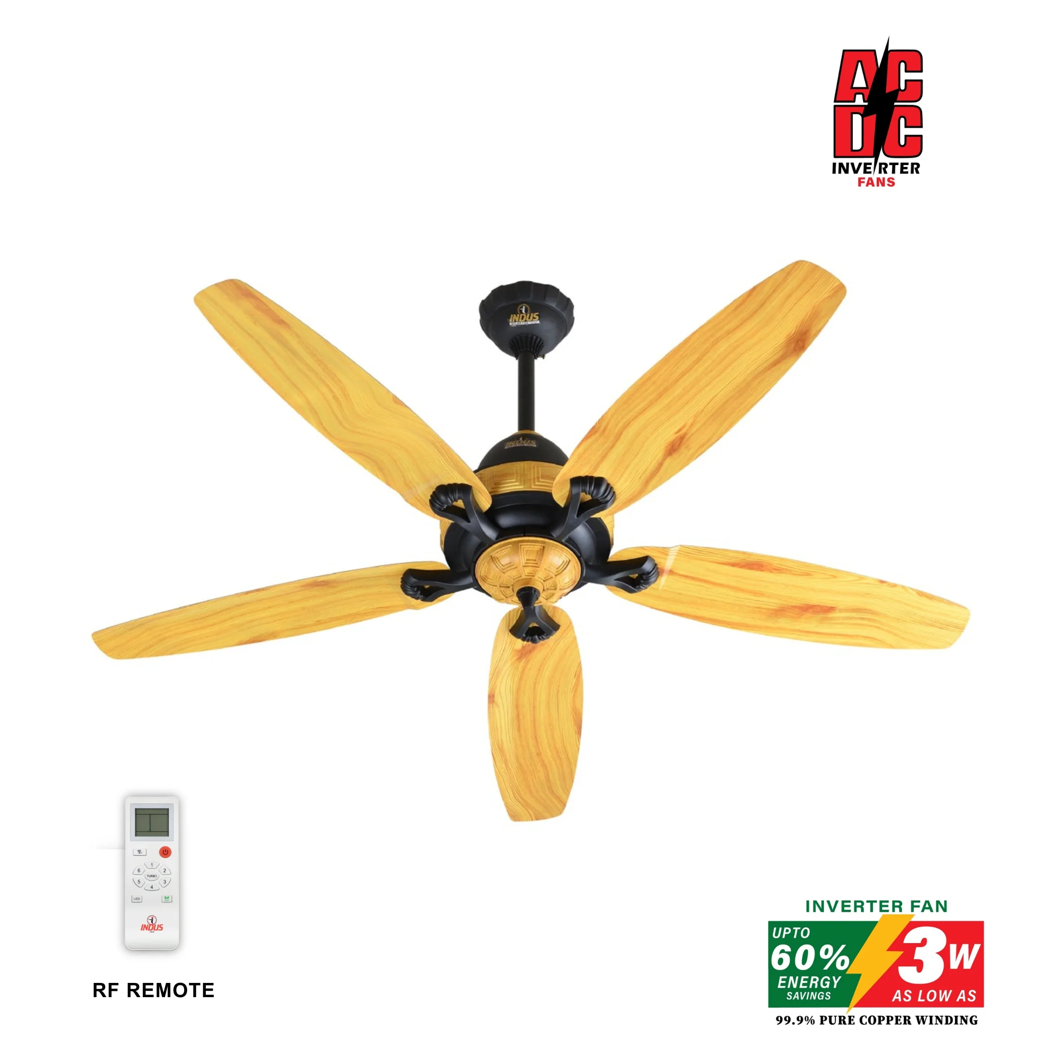 Marvel Plus Model Ceiling Fan (AC DC Fan) - Image 2