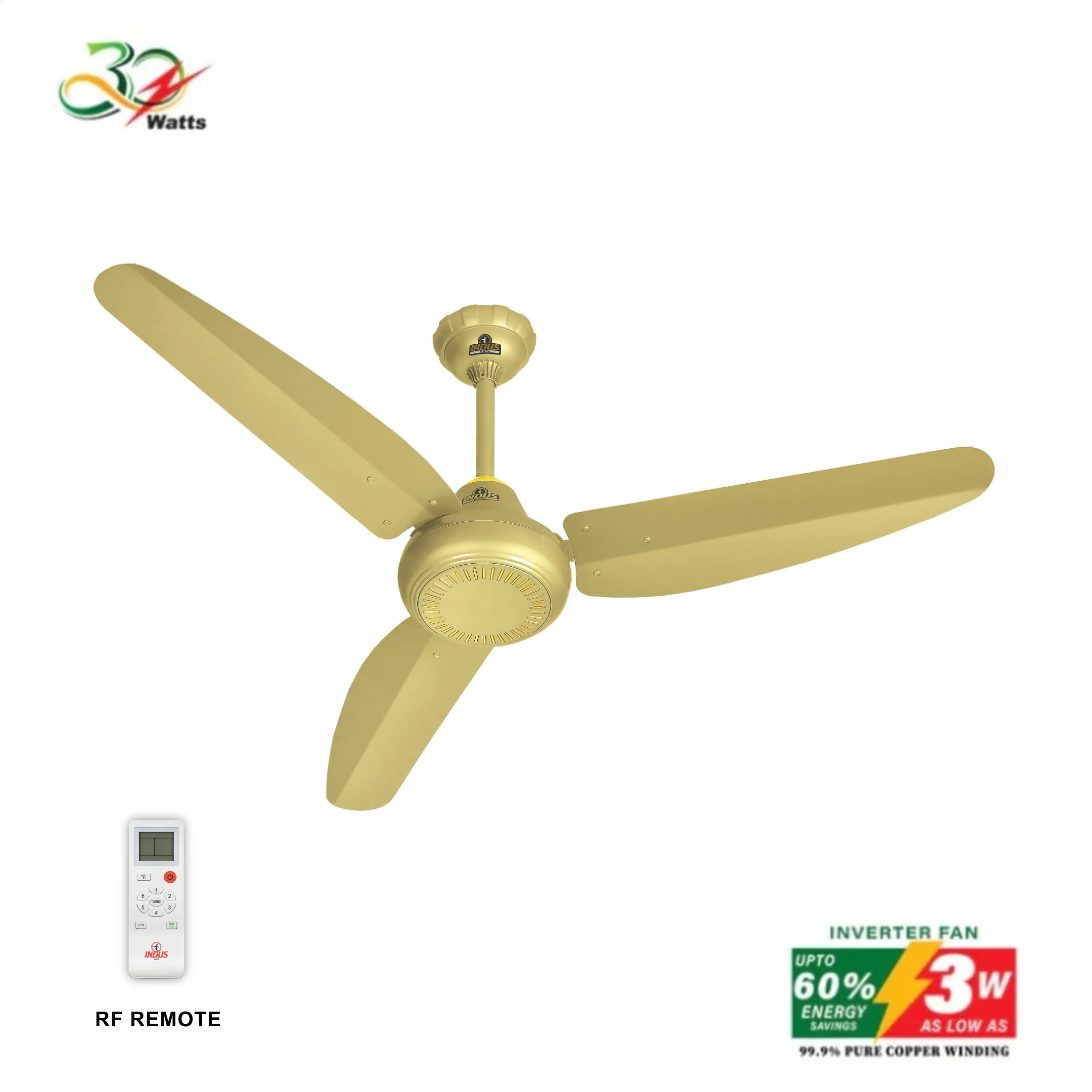 Sparkle Model Ceiling Fan (30-Watt Inverter Fans) | Best Fans In Pakistan - Image 6