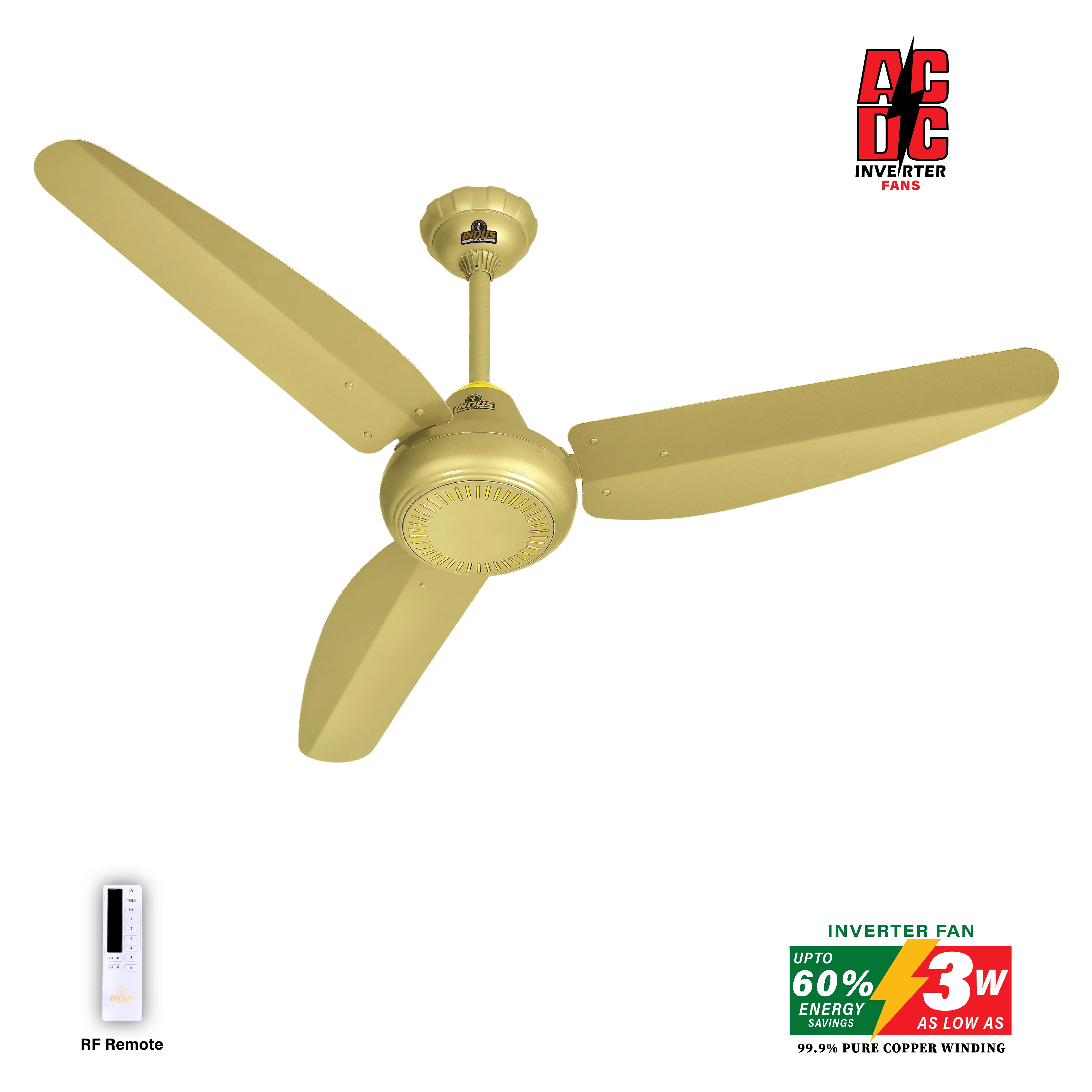 Sparkle Model Ceiling Fan (AC DC Solar Fan) - Image 10