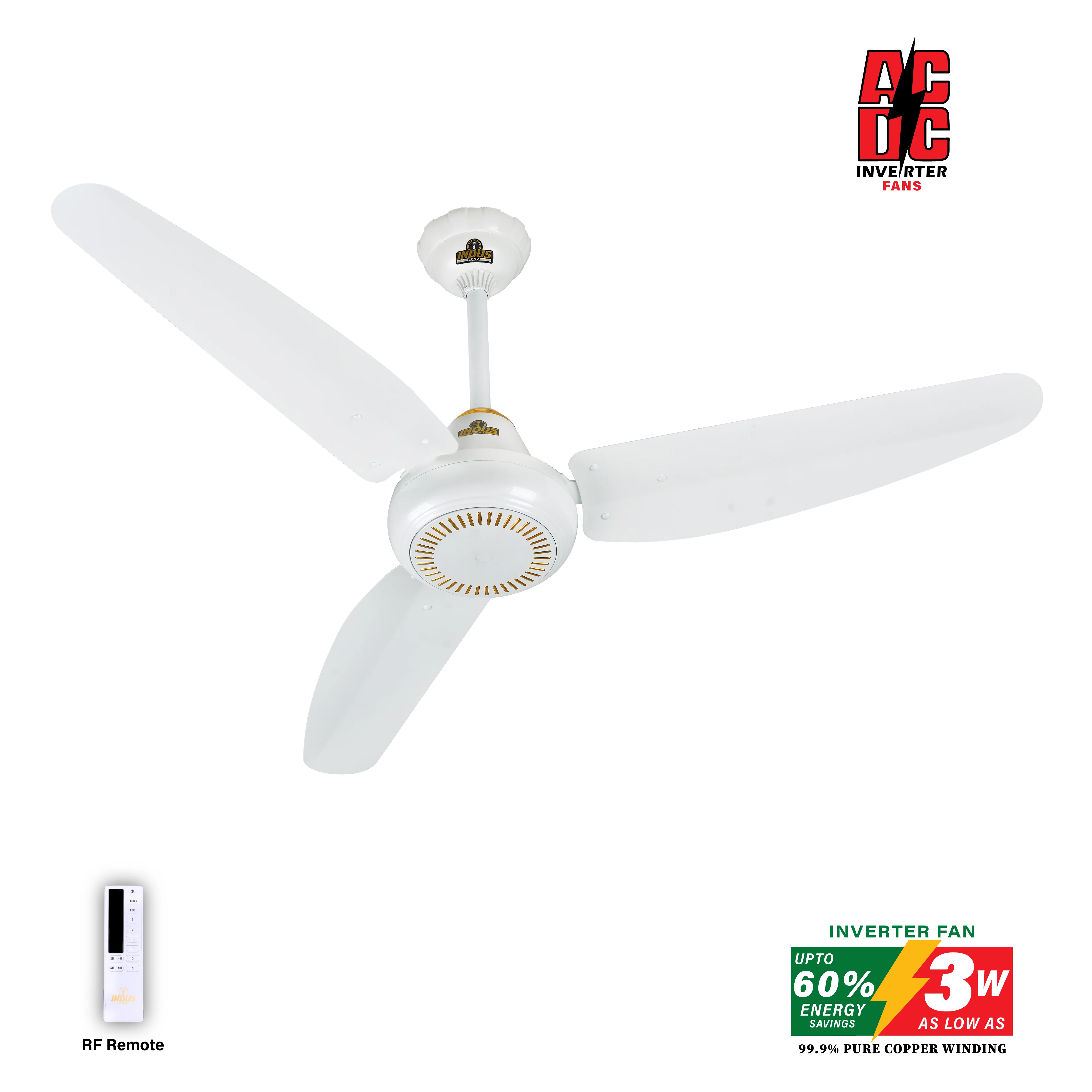 Sparkle Model Ceiling Fan (AC DC Solar Fan) - Image 12