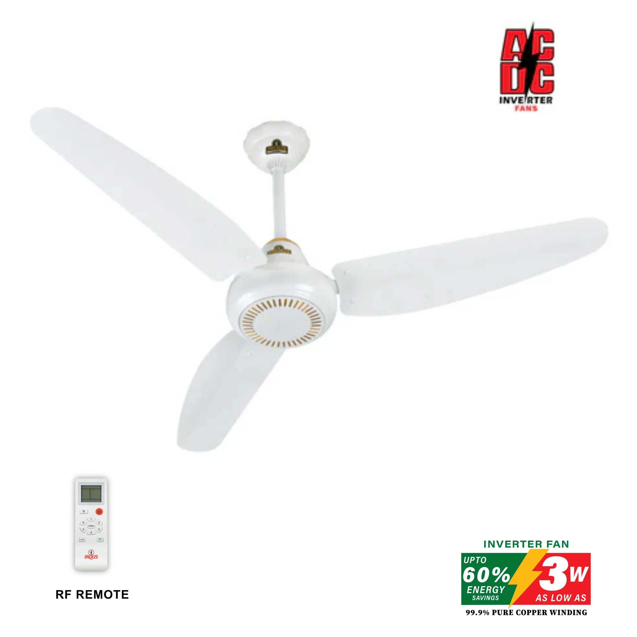 Sparkle Model Ceiling Fan (AC DC Solar Fan) - Image 6