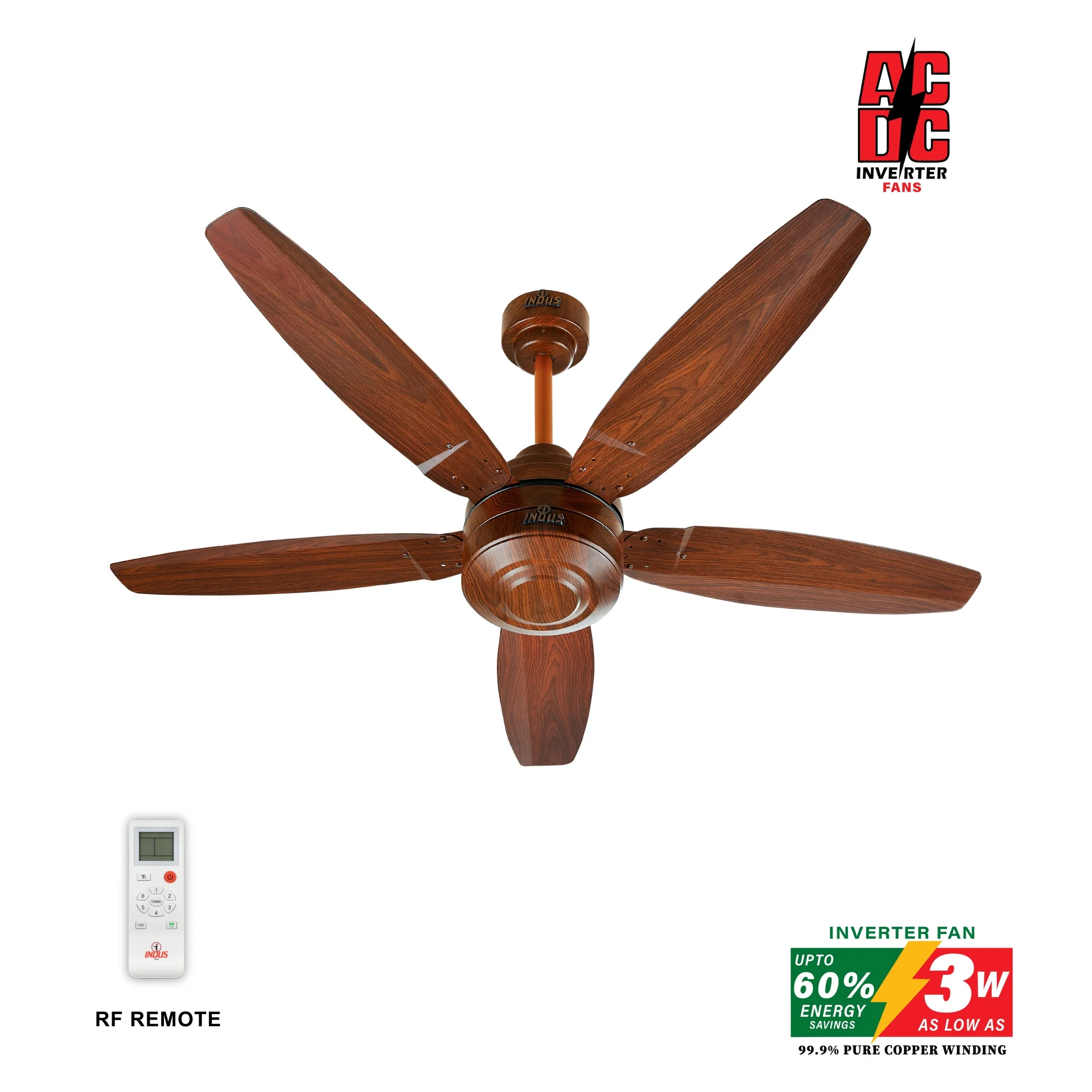 Starlit Model Ceiling Fan (AC DC Solar Fans) - Image 2