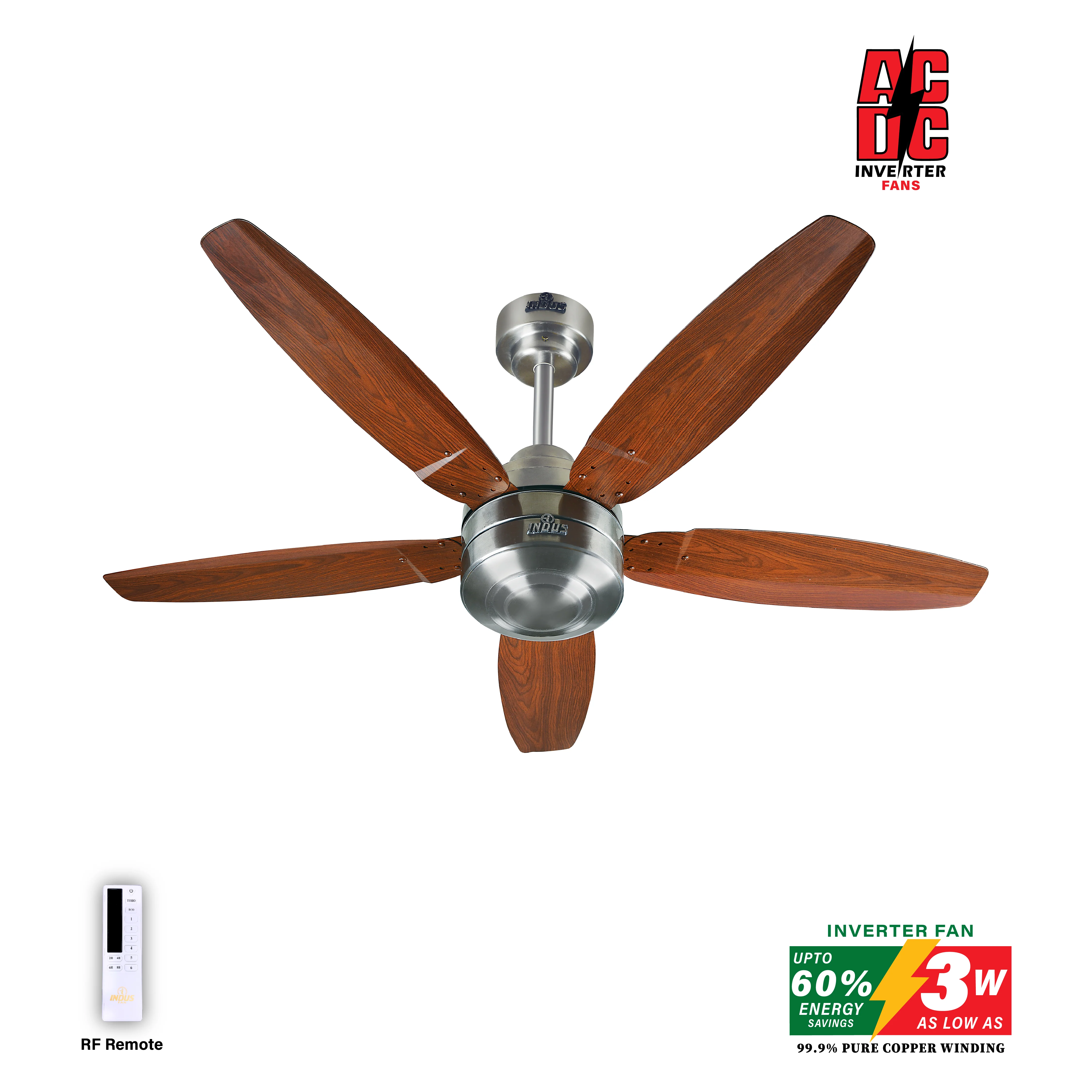 Starlit Model Ceiling Fan (AC DC Solar Fans) - Image 6