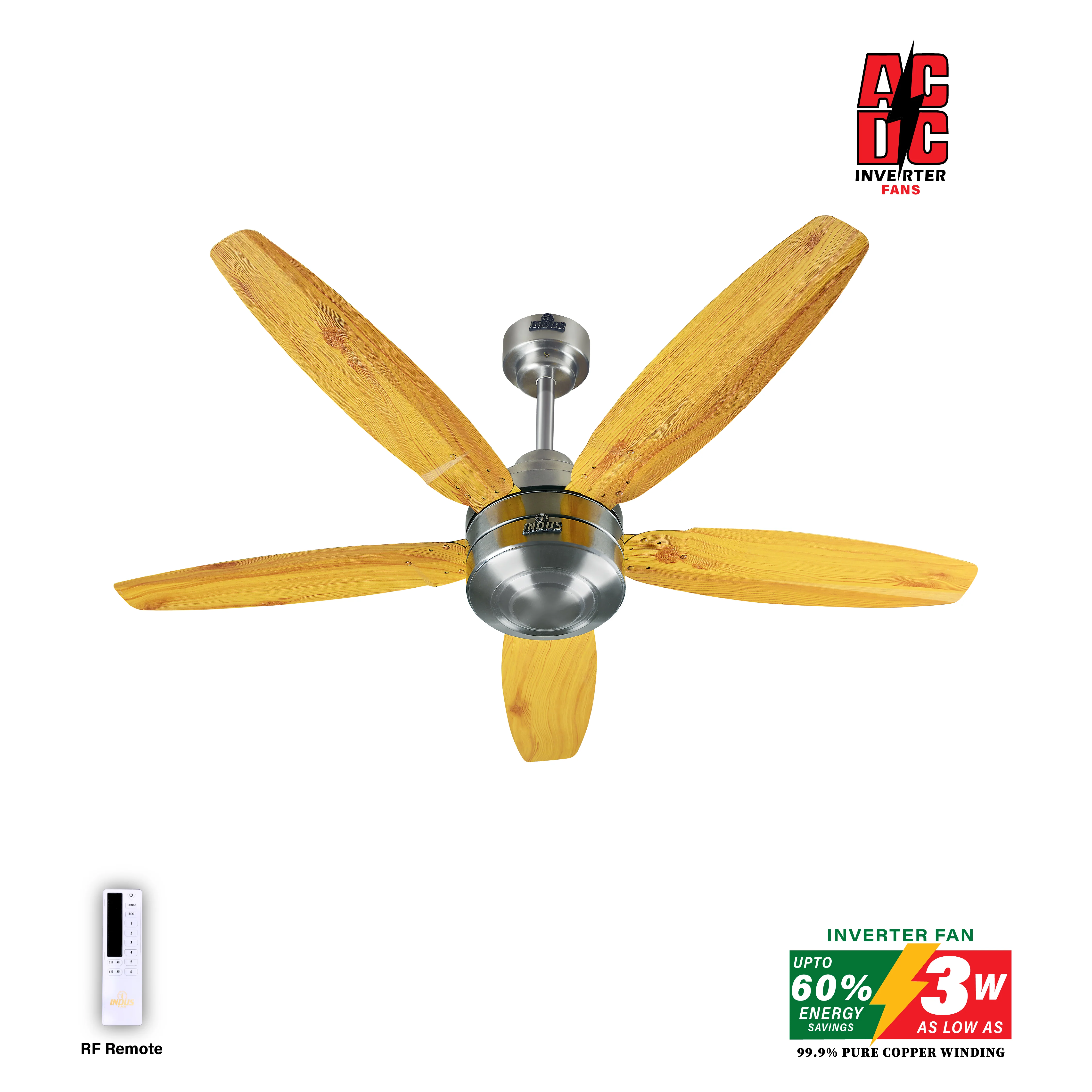 Starlit Model Ceiling Fan (AC DC Solar Fans) - Image 7
