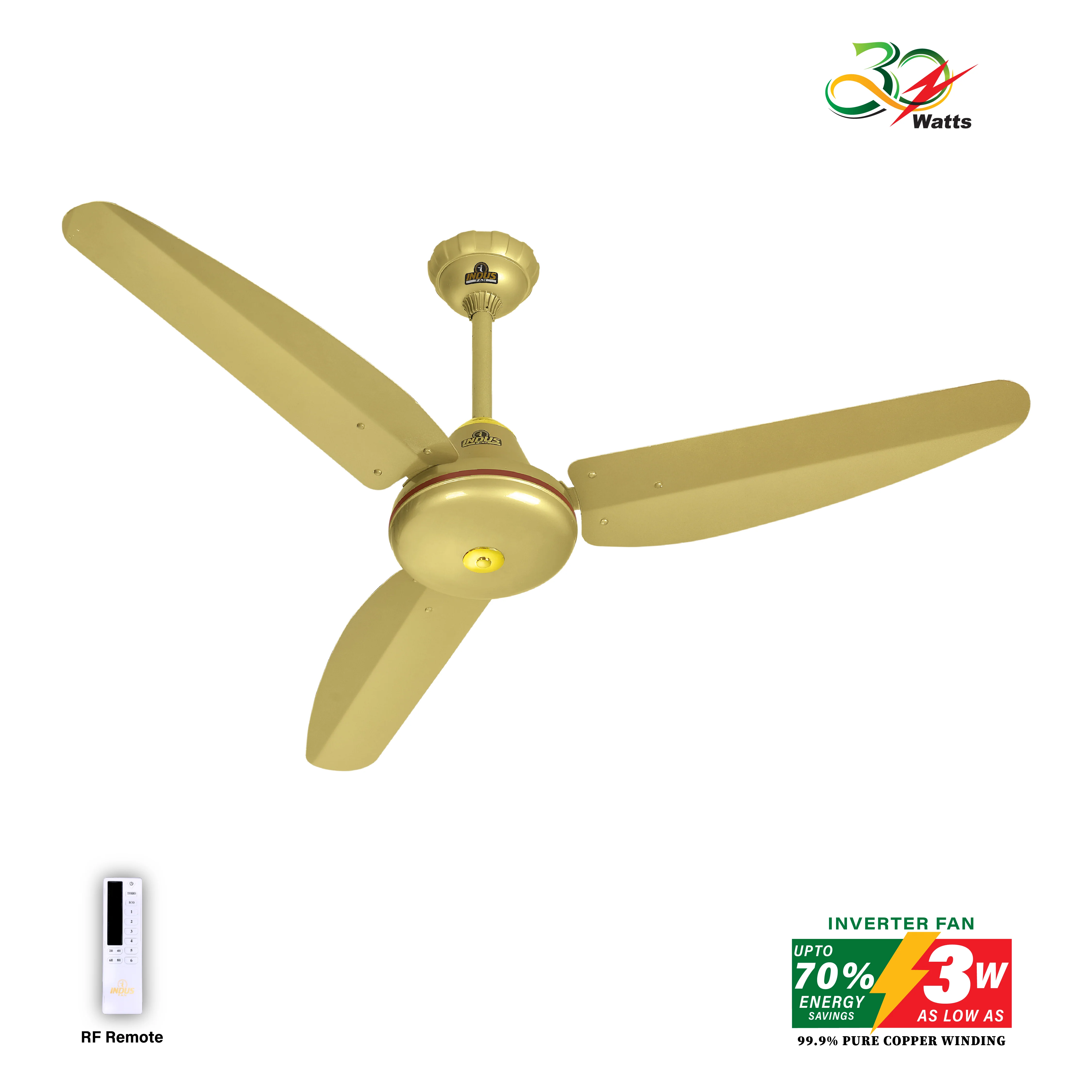 Supreme Model Ceiling Fan (30-Watt Inverter Fans) - Image 4