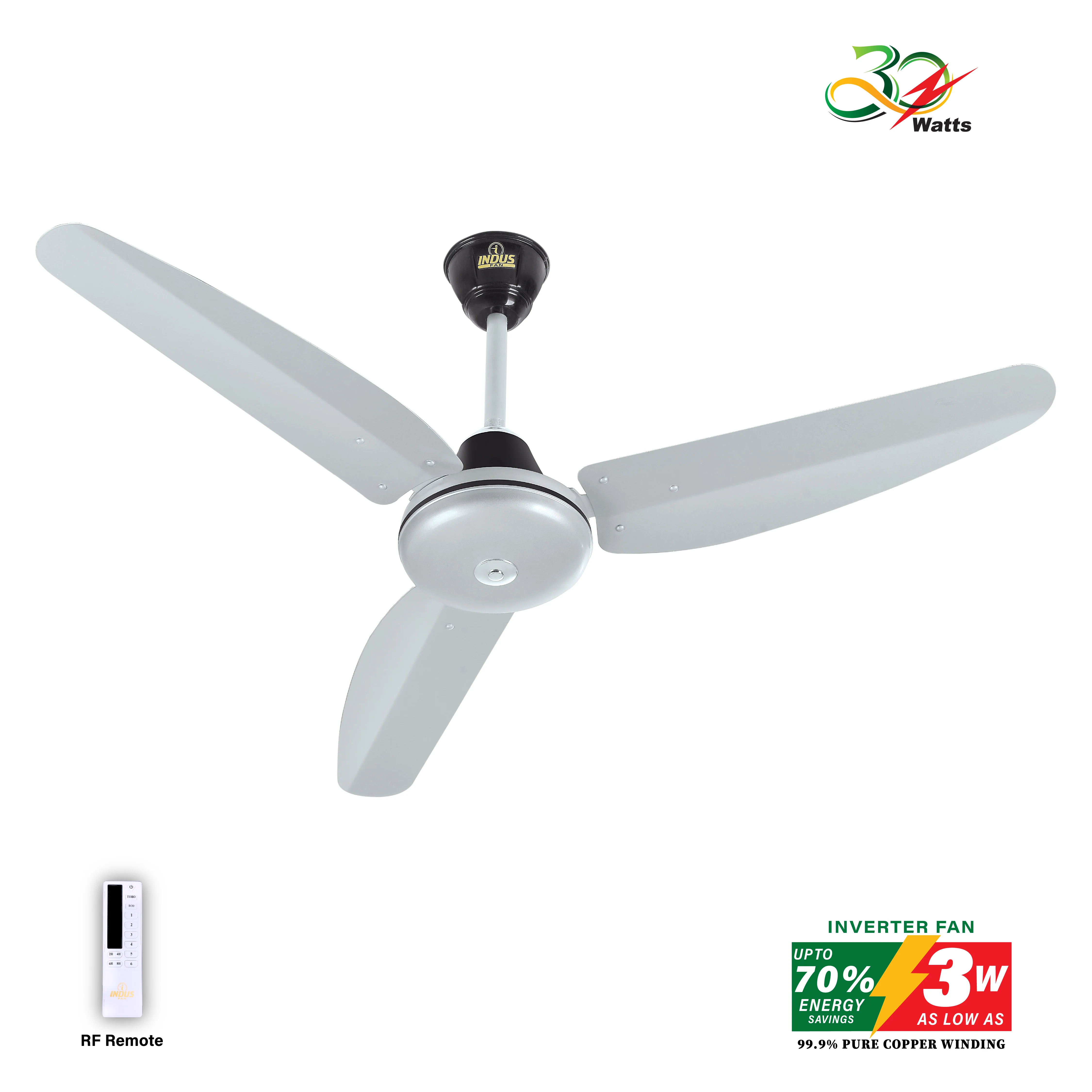 Supreme Model Ceiling Fan (30-Watt Inverter Fans) - Image 5
