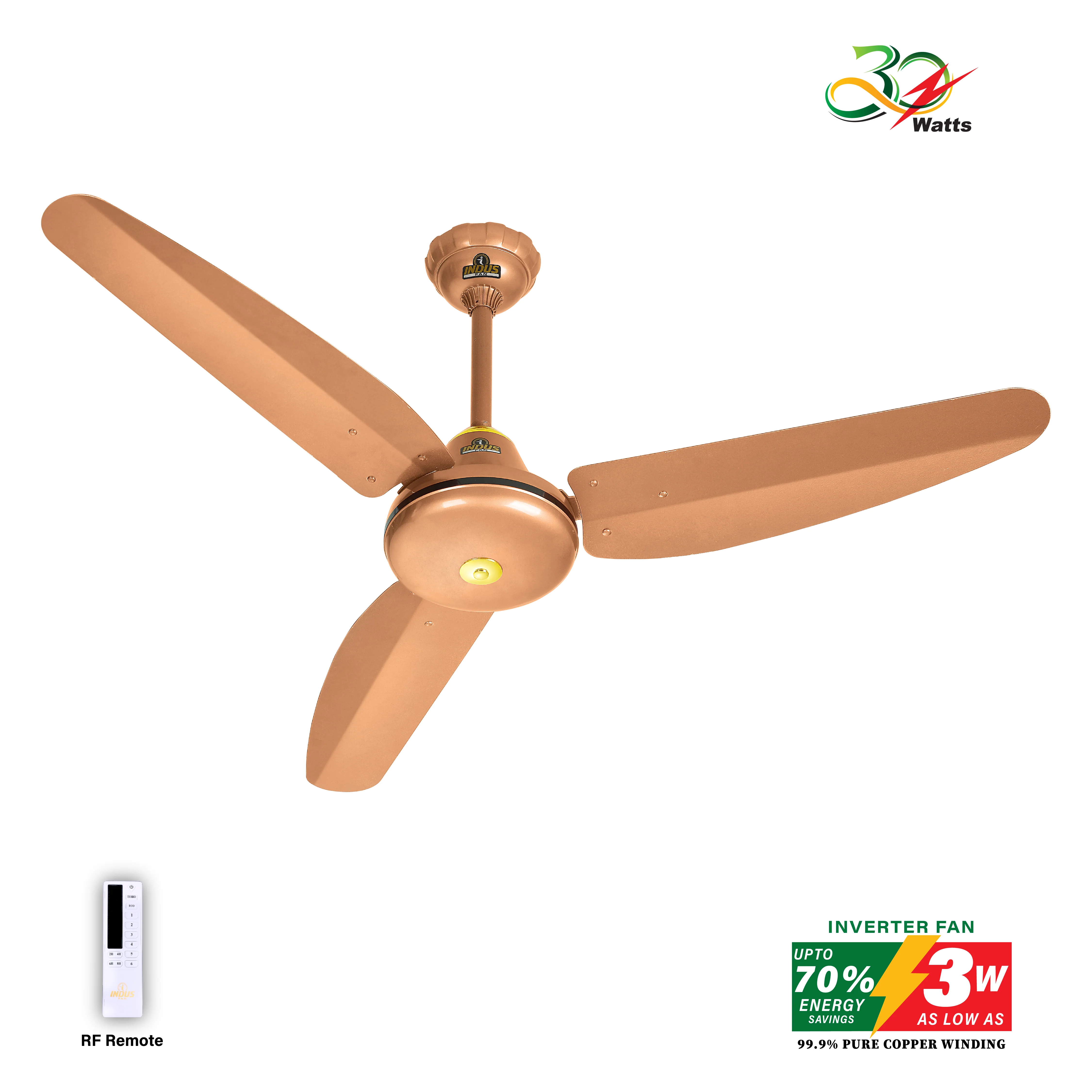 Supreme Model Ceiling Fan (30-Watt Inverter Fans) - Image 6