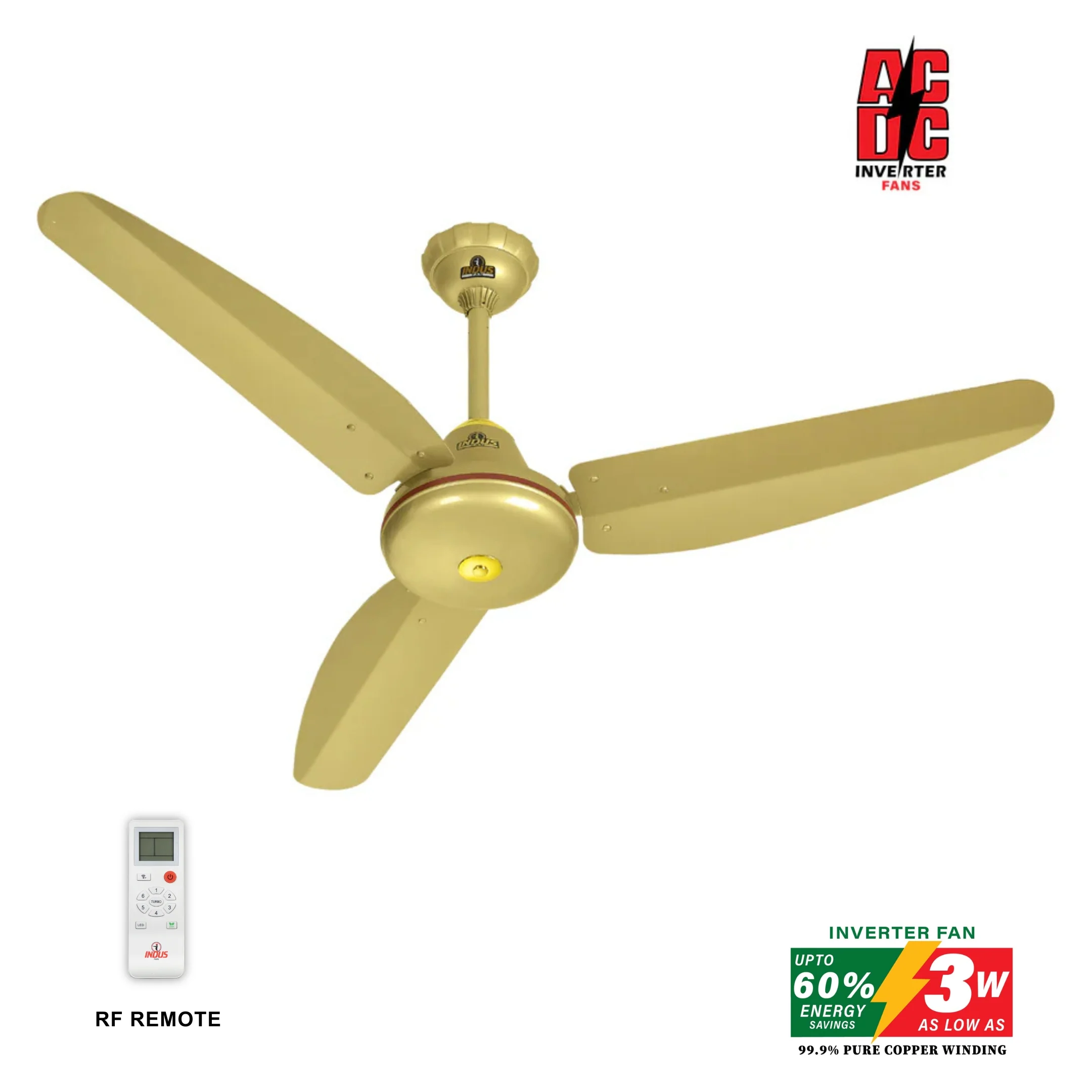 Supreme Model Ceiling Fan (AC DC Solar Fans) - Image 4