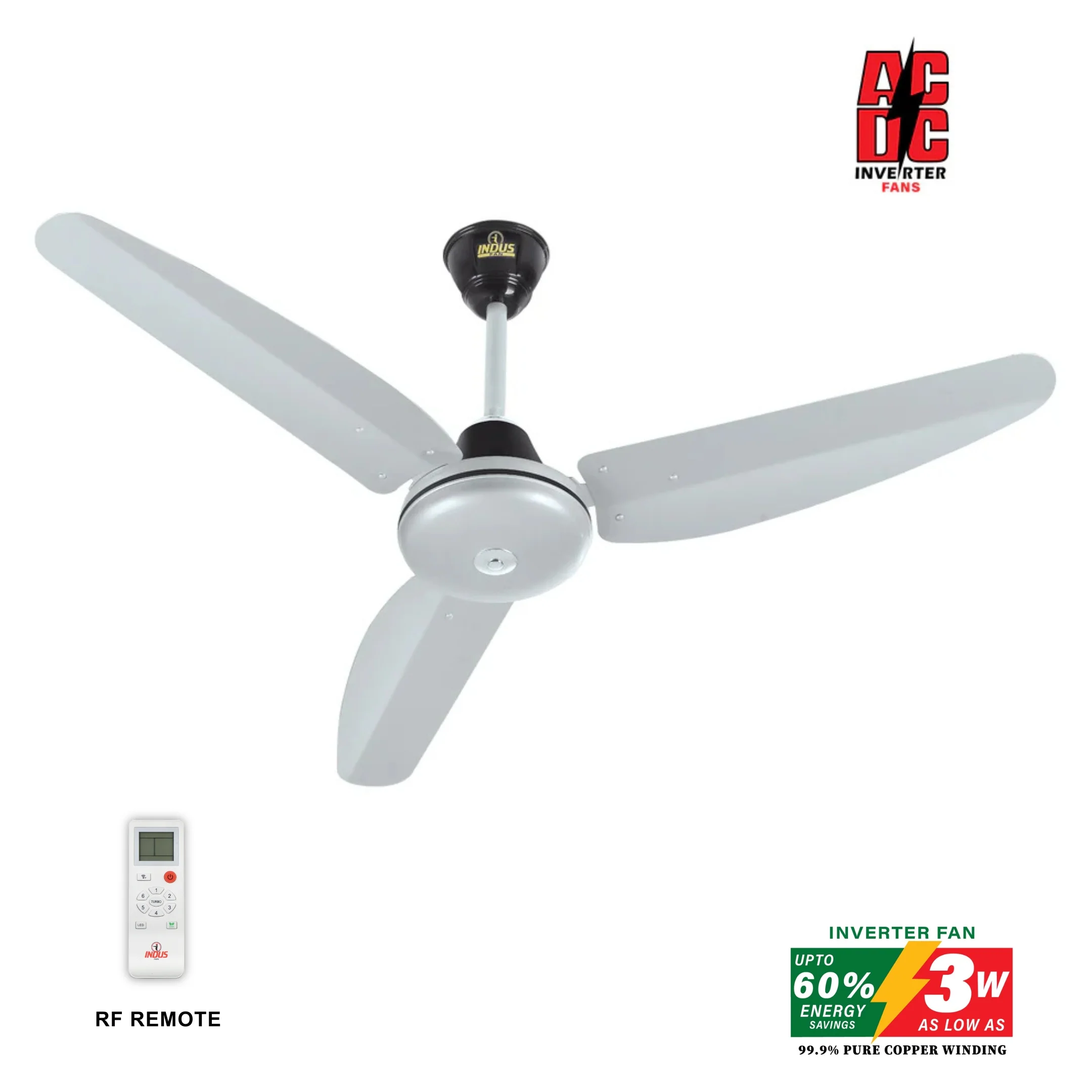 Supreme Model Ceiling Fan (AC DC Solar Fans) - Image 5