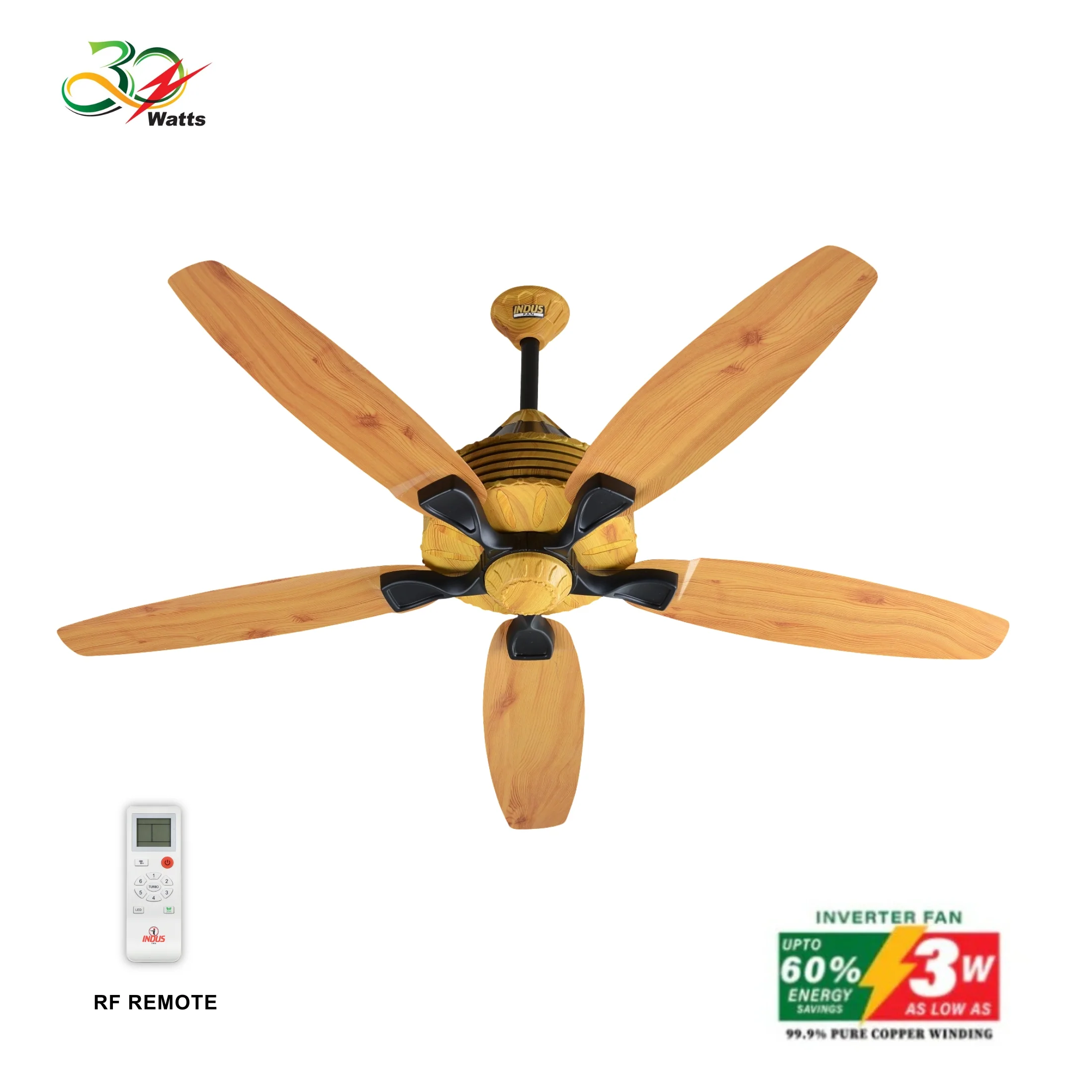Tulip Ceiling Fan (30-Watt Inverter Fans) - Image 3